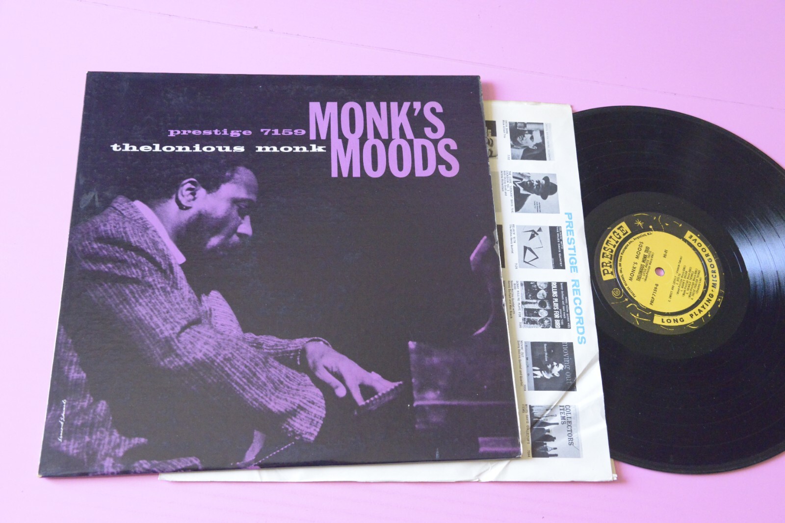 THELONIOUS MONK LP MONK\'S MOODS ORIG US 1959 MONO VERSION EX  CHE JAZZ 