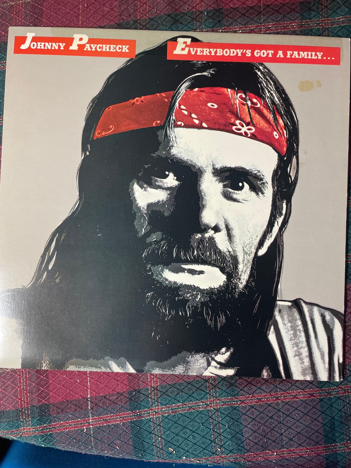 Johnny Paycheck - Everybody\'s Got A Family...Meet Mine LP DEMO 1979 VG
