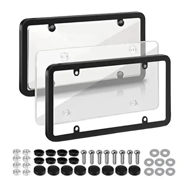 6.3'' Clear Reflective Anti Speed Red Light Toll Camera Stopper License Plate Fr
