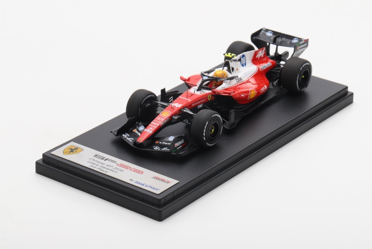 Ferrari SF-26 Lewis Hamilton #44 3rd Chinese GP 2026 LSF1081 Looksmart 1/43 F1 Ferrari SF-26 Lewis Hamilton #44 3rd Chinese GP 2026 LSF1081 Looksmart 1/43 F1