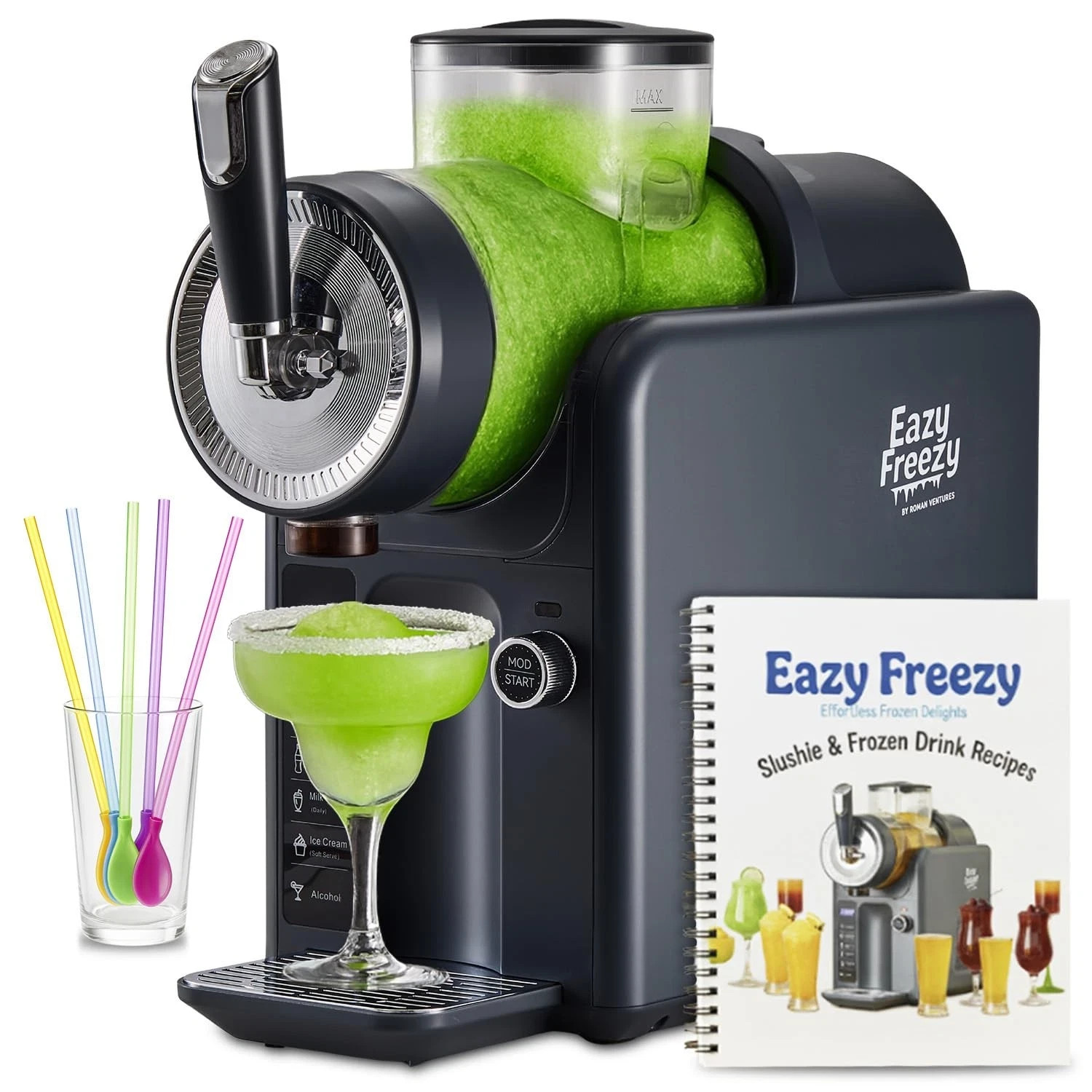 Slushie Machine for Home No Ice Needed Professional Frozen Drink Maker & Soft... Slushie Machine for Home No Ice Needed Professional Frozen Drink Maker & Soft...