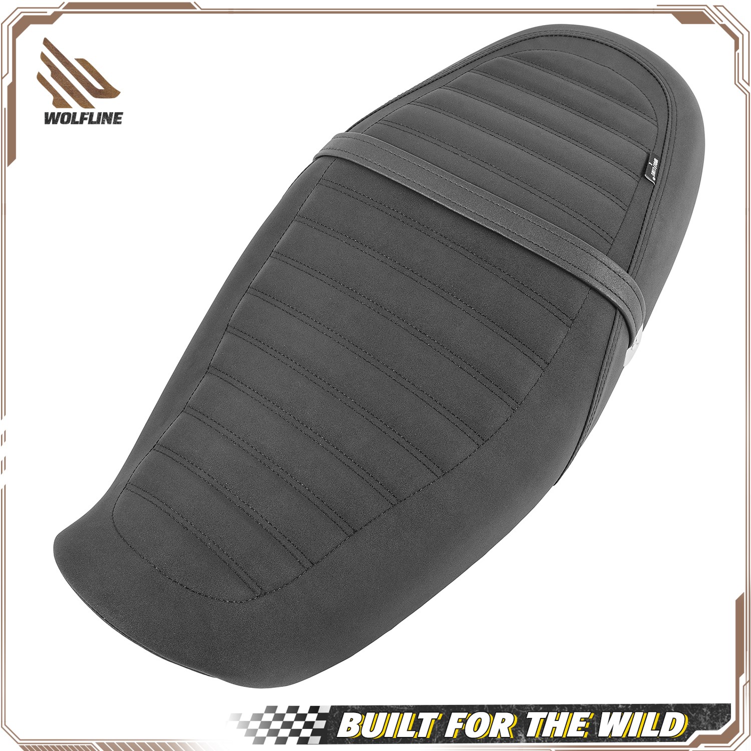 WOLFLINE Low Dual Seat for Kawasaki Z900RS 2018-2026 Anti-Slip Complete Seat