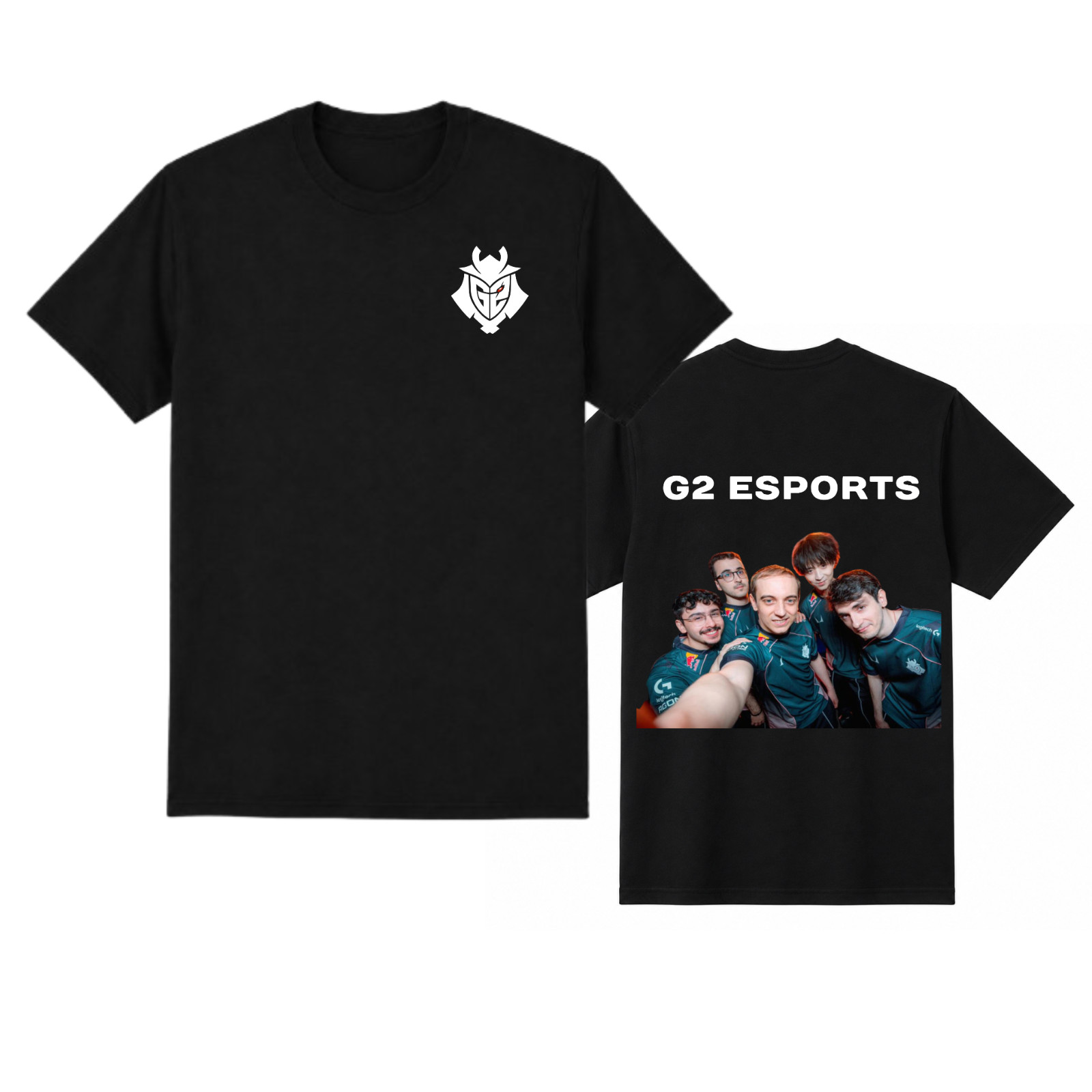Unisex Gaming Tee G2 Esports Team Style Fan Art Heavy Cotton T-Shirt Reprint