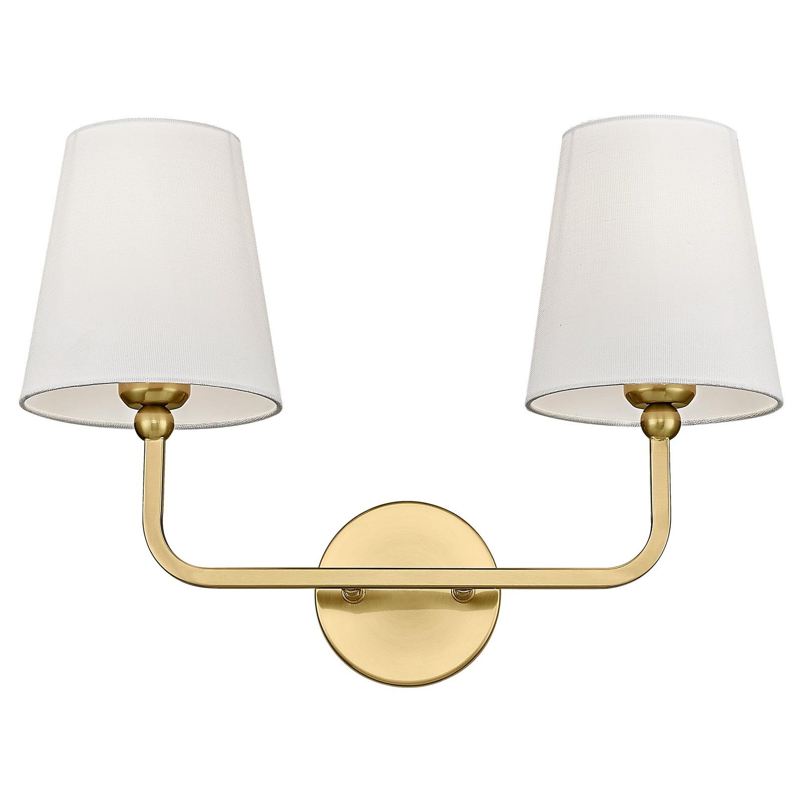 METWET 2 Light Bathroom Vanity Light, Brushed 2-Light, 18.5\ METWET 2 Light Bathroom Vanity Light, Brushed 2-Light, 18.5\