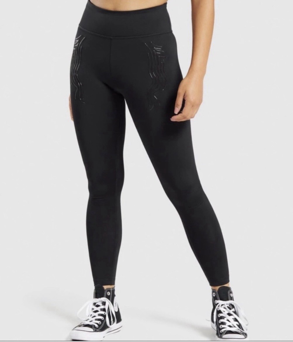 Gymshark S Exo Ultra Leggings Supportive Workout Pants High Rise Black