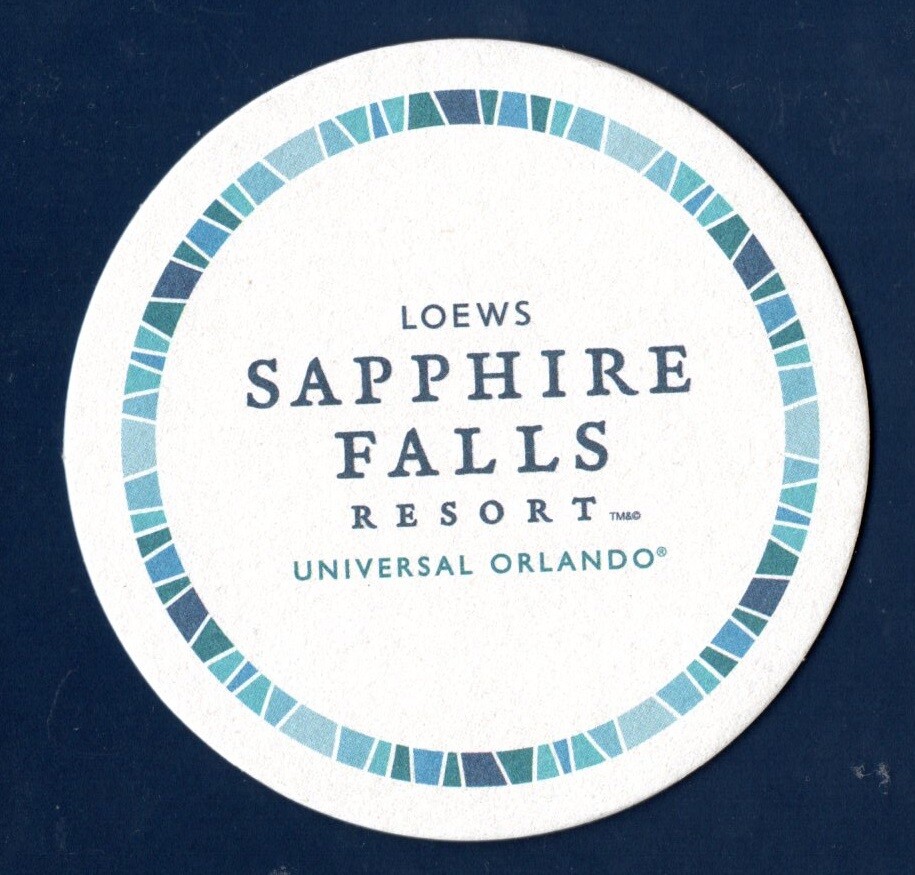 Round Coaster Loews Sapphire Falls Resort Universal Studios Orlando Round Coaster Loews Sapphire Falls Resort Universal Studios Orlando