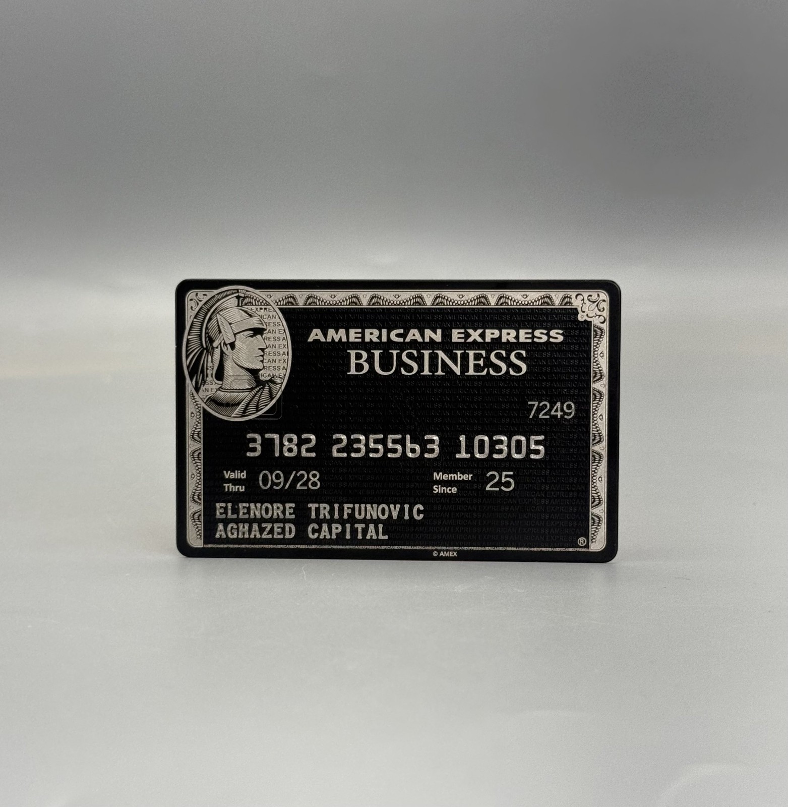 AMEX Black Business Metal Card-Custom AMEX Business Metal Card-American Expres
