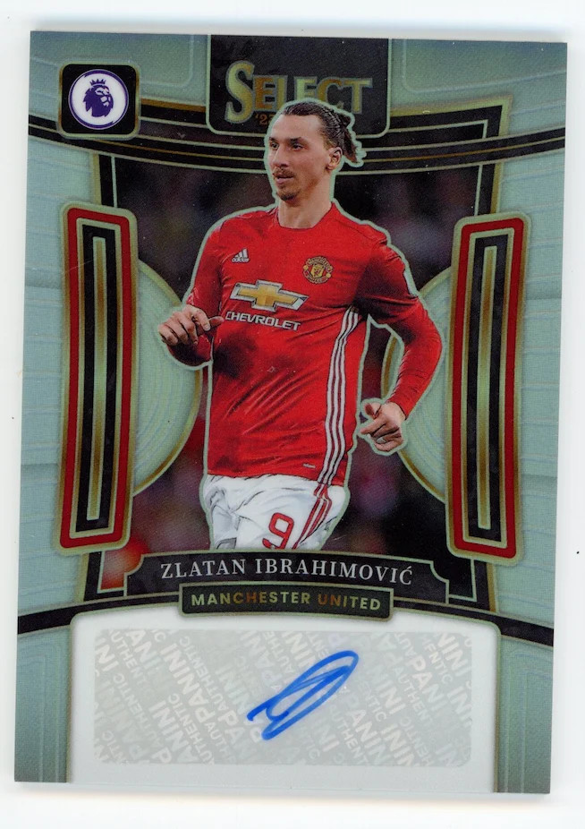 ZLATAN IBRAHIMOVIC 2023-24 Panini Select Premier League Auto Silver Prizm #S-ZI ZLATAN IBRAHIMOVIC 2023-24 Panini Select Premier League Auto Silver Prizm #S-ZI