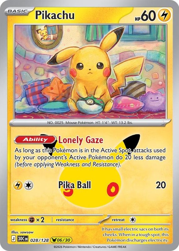 Pikachu Pokemon 30th Celebration 1-30 Pikachu Pokemon 30th Celebration 1-30