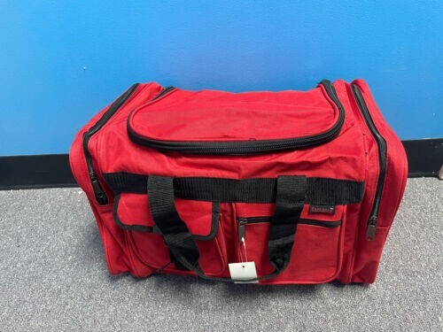 18'' large Duffle Gym Travel Bag Red