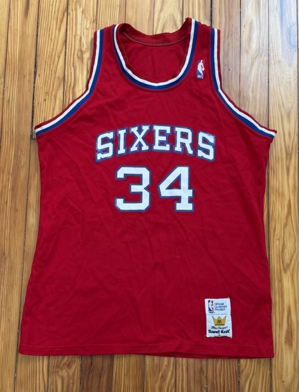 Authentic Vintage Charles Barkley Sixers Sand-Knit Jersey Mens Size Large Authentic Vintage Charles Barkley Sixers Sand-Knit Jersey Mens Size Large