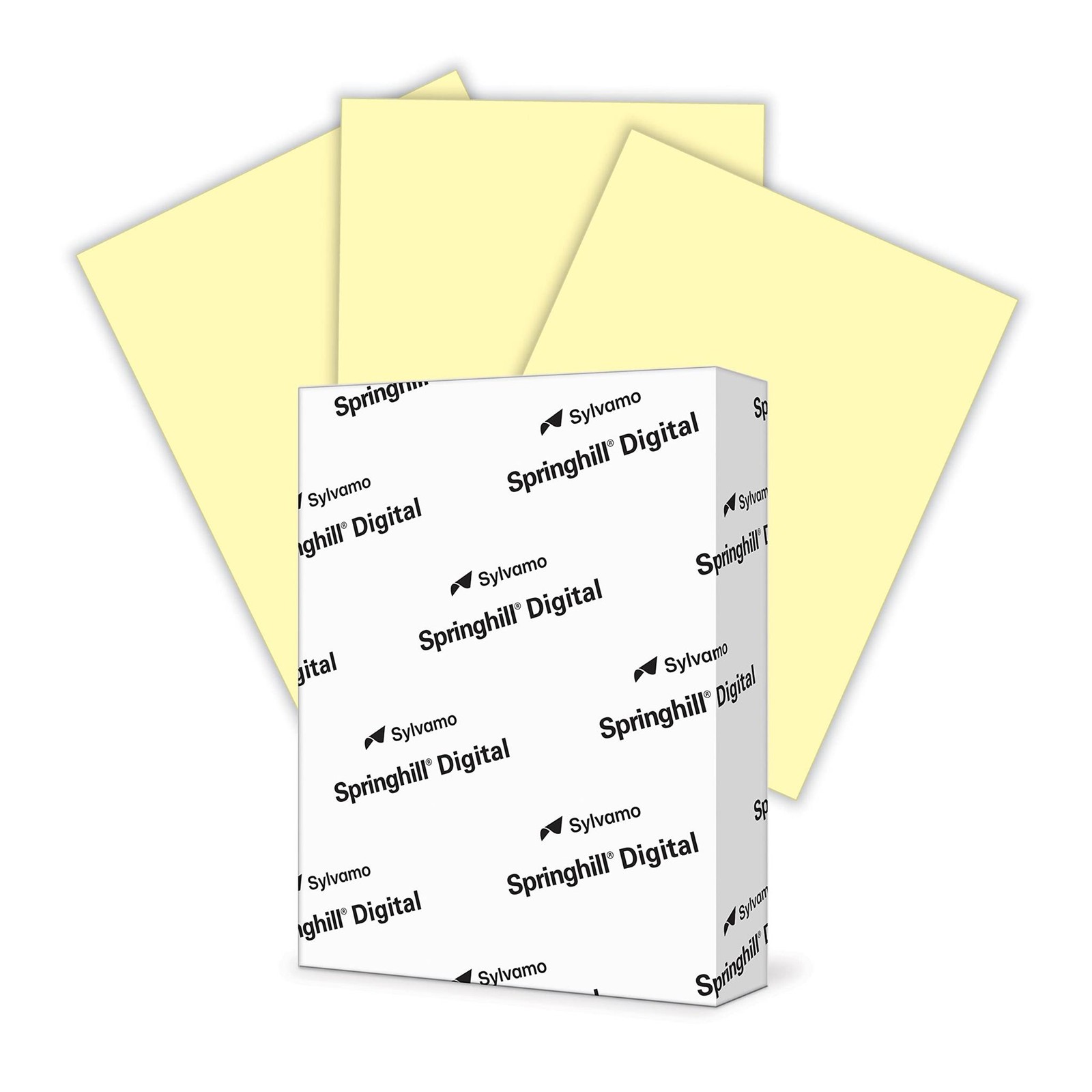 Springhill 8.5” x 11” Canary Yellow Colored Cardstock Paper, 67lb Vellum Bristol Springhill 8.5” x 11” Canary Yellow Colored Cardstock Paper, 67lb Vellum Bristol