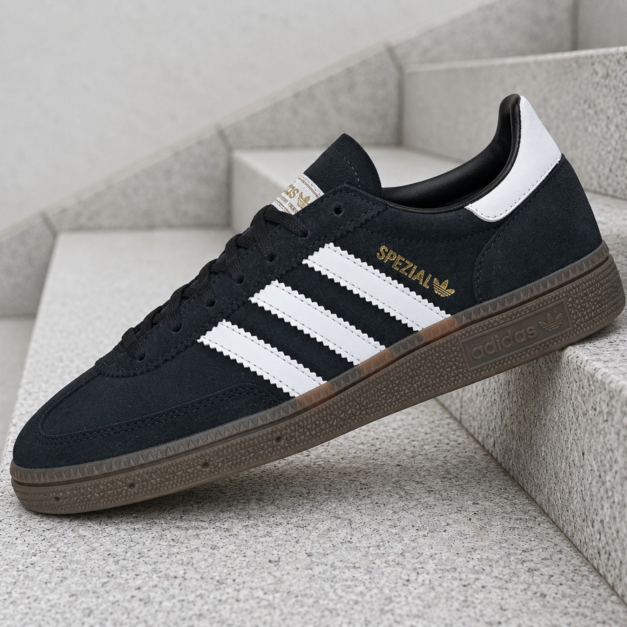 adidas Handball Spezial Black White Gum IH8010 Men's New adidas Handball Spezial Black White Gum IH8010 Men's New