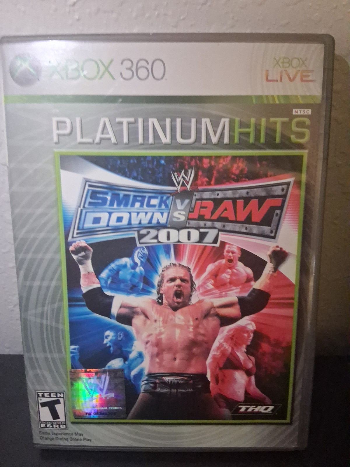 WWE Smackdown Vs. Raw 2007 Xbox 360 Box with Disc No Manual WWE Smackdown Vs. Raw 2007 Xbox 360 Box with Disc No Manual