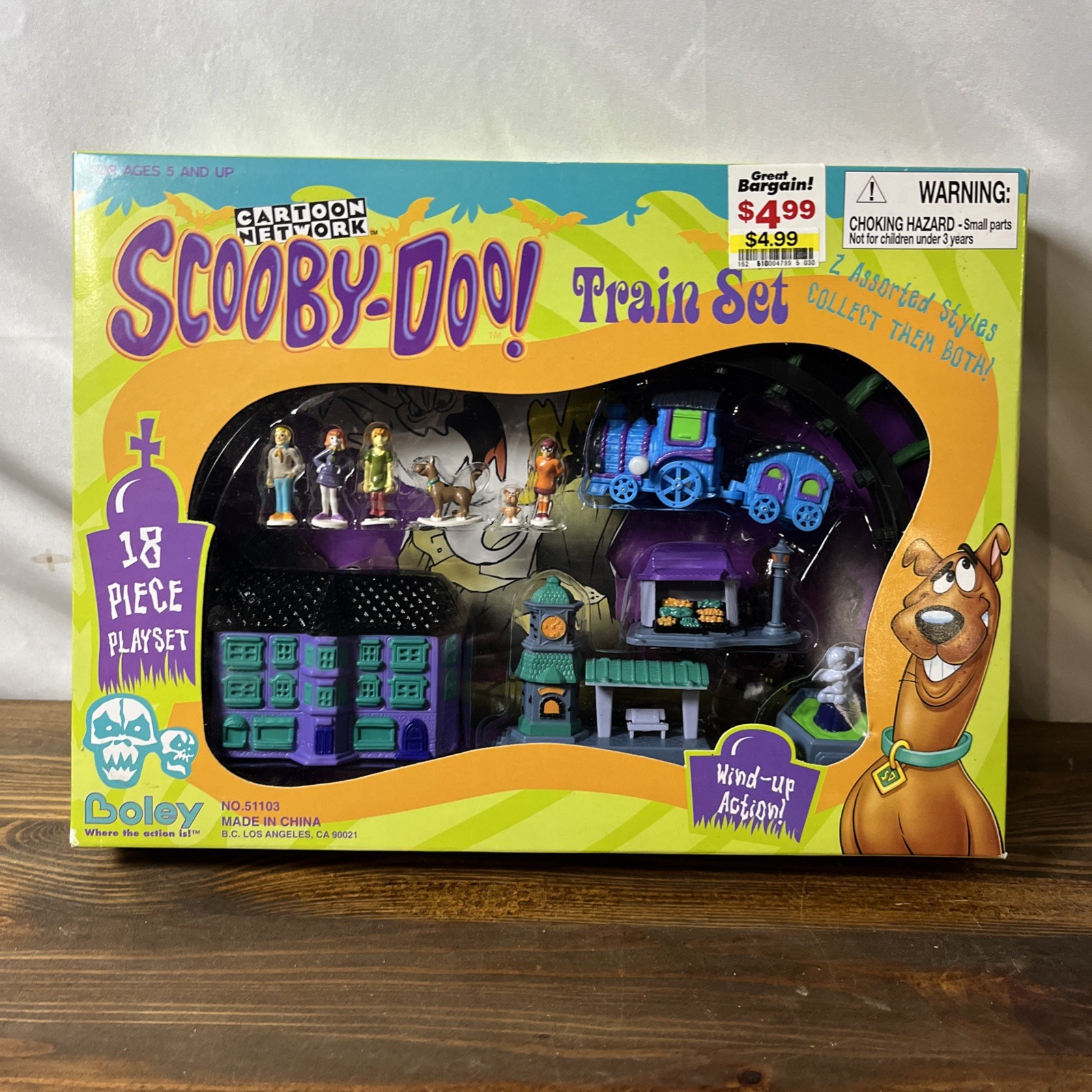Vtg Boley 1999 Scooby-Doo Polly Pocket Mansion 18 Piece Wind Up Train Set NEW Vtg Boley 1999 Scooby-Doo Polly Pocket Mansion 18 Piece Wind Up Train Set NEW