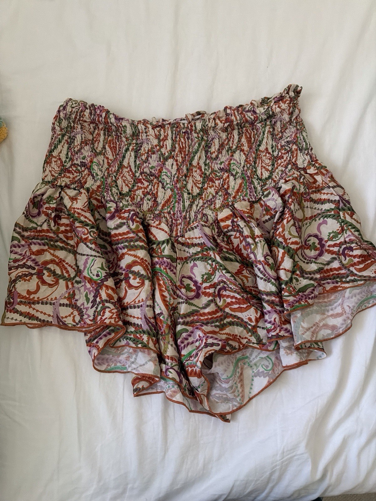 Zara Silky Boho Shorts Size L