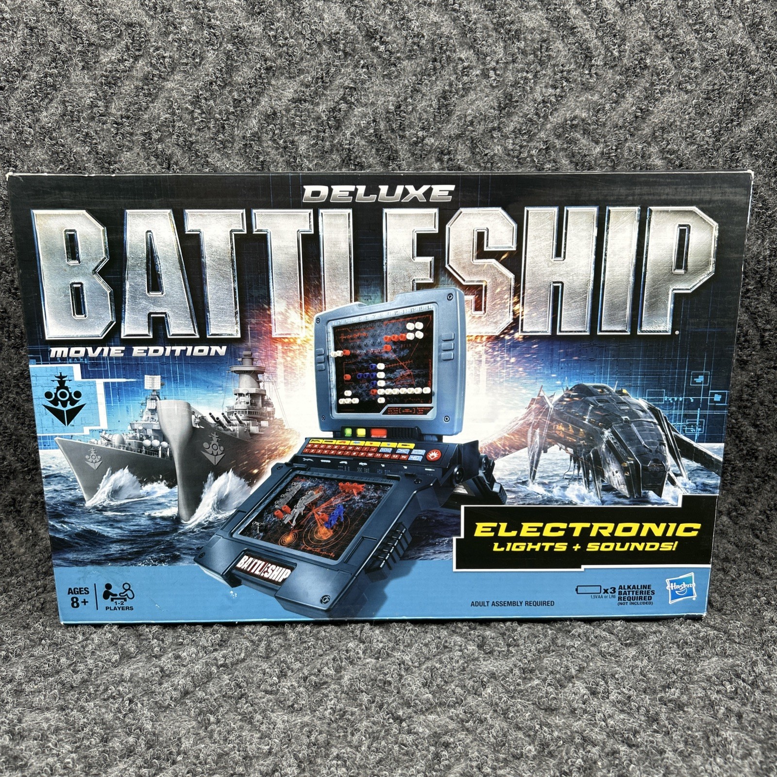 2012 Hasbro Battleship Movie Edition Deluxe Electronic Lights Sounds Game 2012 Hasbro Battleship Movie Edition Deluxe Electronic Lights Sounds Game