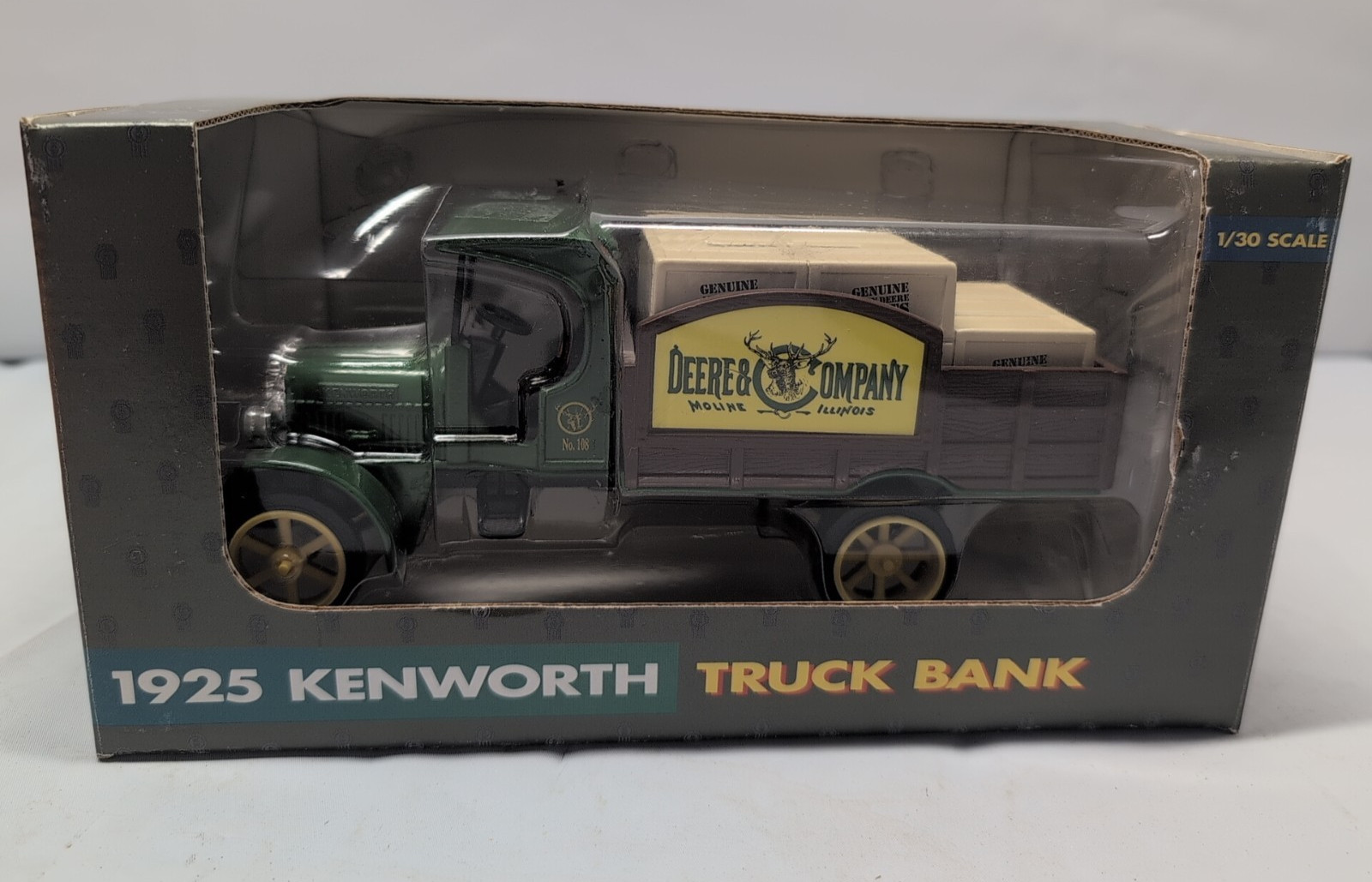 ERTL 1925 Kenworth Truck Bank John Deere & Company Die Cast Metal #5689 1:30 NIB ERTL 1925 Kenworth Truck Bank John Deere & Company Die Cast Metal #5689 1:30 NIB