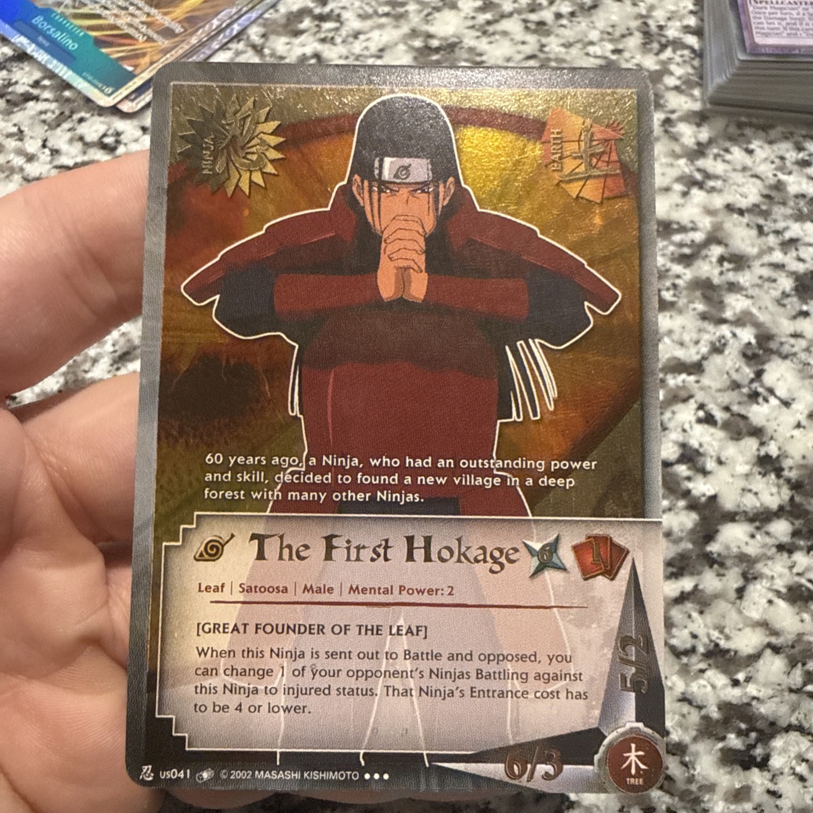 Naruto CCG The First Hokage US041 Super Rare Quest For Power Naruto CCG The First Hokage US041 Super Rare Quest For Power