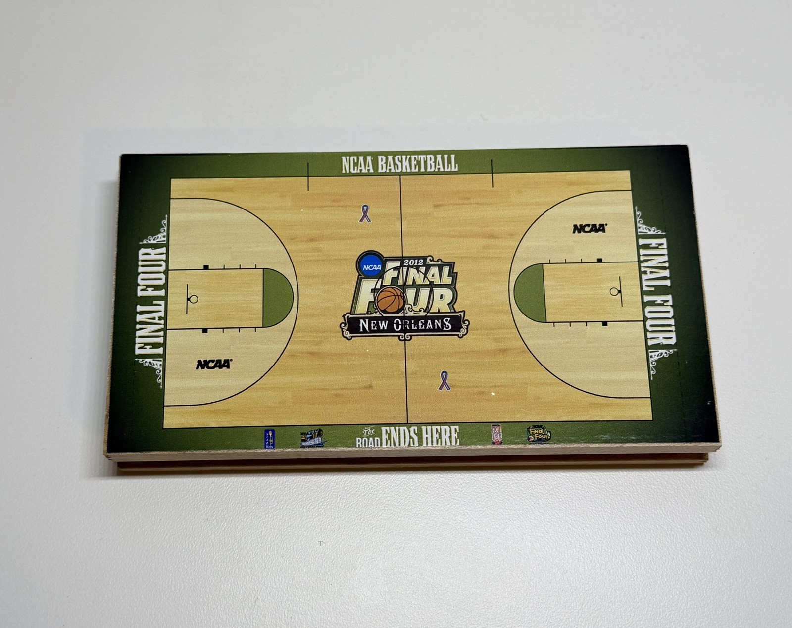 12' Men’s NCAA Final Four Replica Floor Piece 6x3x1 Kentucky Wildcats, Kansas Ja 12' Men’s NCAA Final Four Replica Floor Piece 6x3x1 Kentucky Wildcats, Kansas Ja
