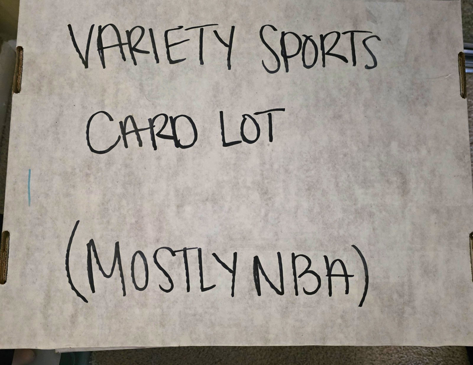 Sports Cards Lot MLB, NFL, NBA (Majority), And More 25lbs 5 Row