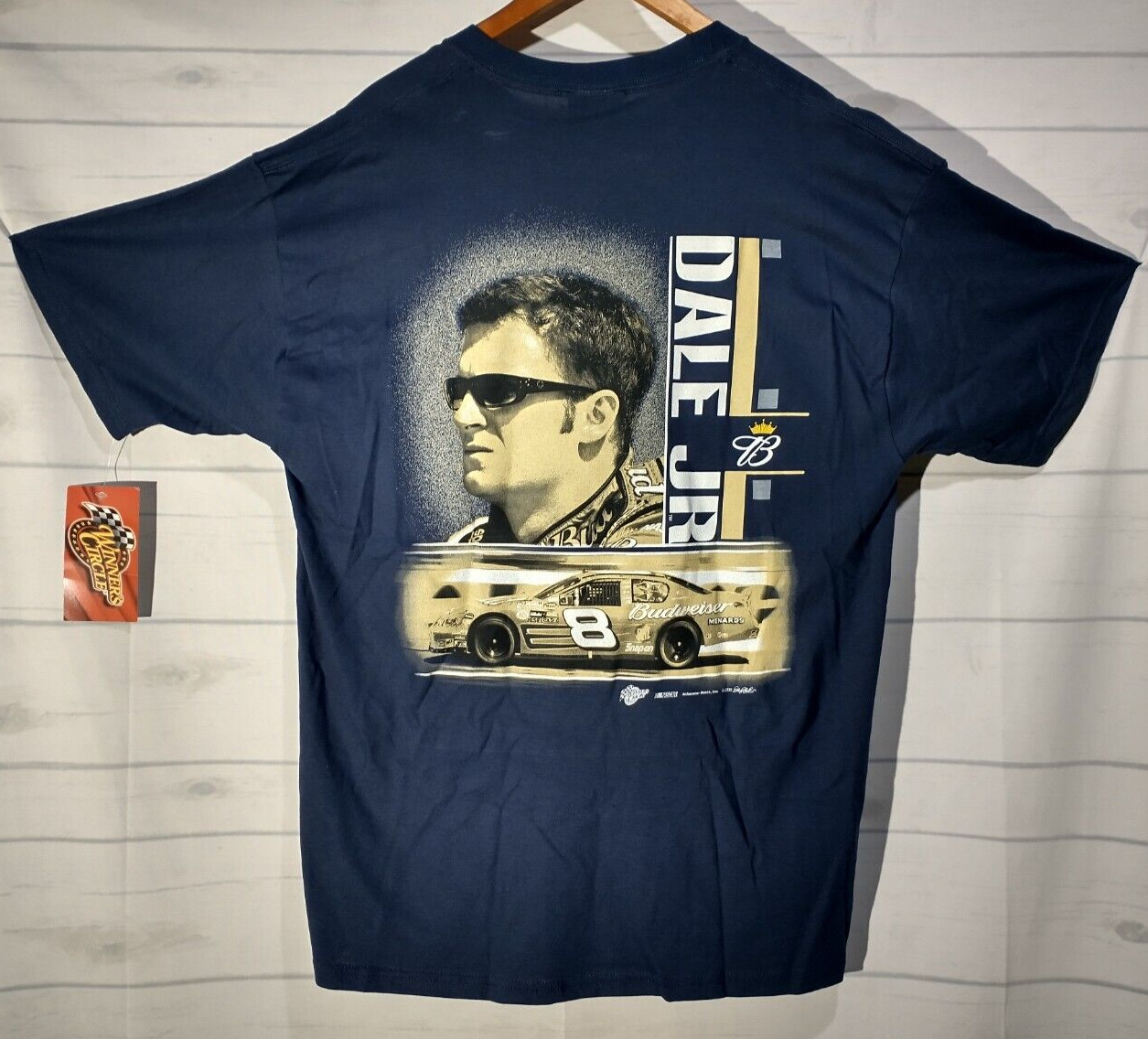 Vintage 2005 Winner\'s Circle NASCAR Dale Earnhardt Jr #8 Budweiser T-Shirt NEW Vintage 2005 Winner\'s Circle NASCAR Dale Earnhardt Jr #8 Budweiser T-Shirt NEW