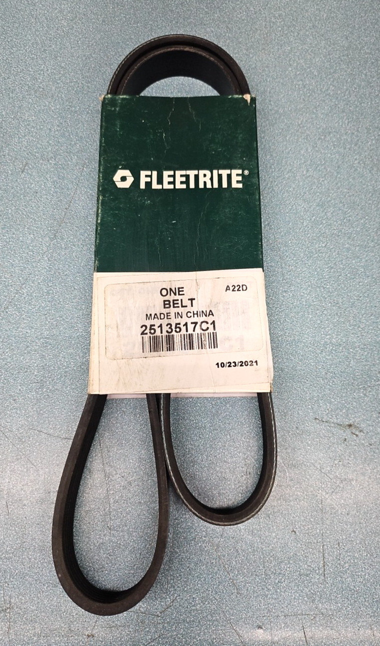 NAVISTAR FLEETRITE 2513517C1 SERPENTINE BELT NOS OEM NAVISTAR FLEETRITE 2513517C1 SERPENTINE BELT NOS OEM