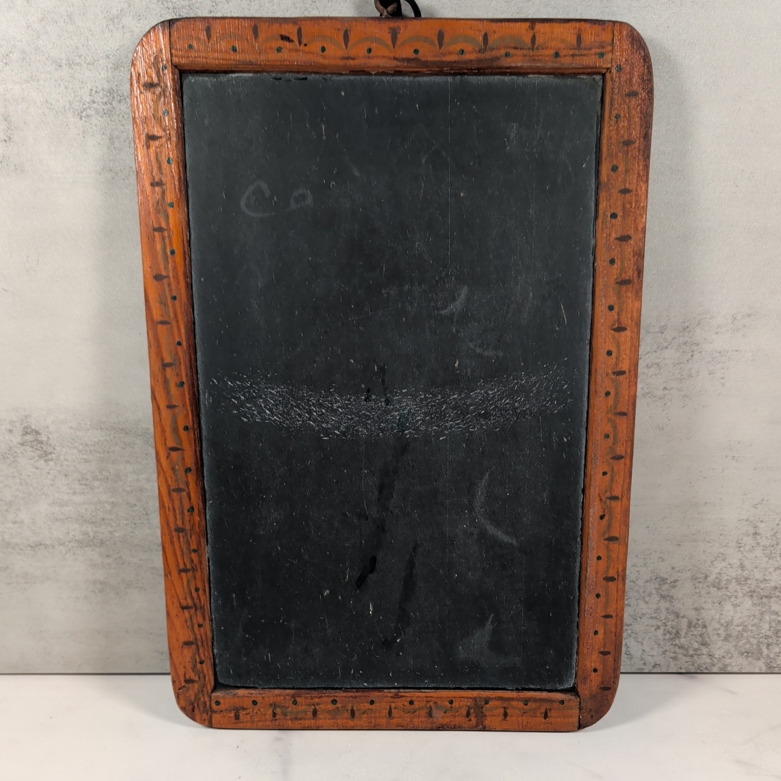 Antique Double Sided Real Slate Schoolhouse Chalk Board for Students Antique Double Sided Real Slate Schoolhouse Chalk Board for Students