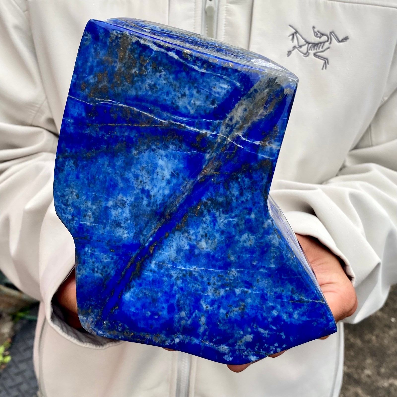 5.26LB Lapis Lazuli Freeform Polished Rough Tumble Healing Crystal Specimen Sto