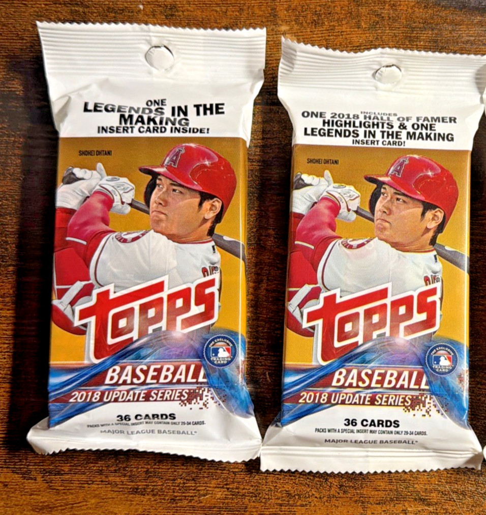 2018 TOPPS UPDATE Fat Pack 36 cards possible Ohtani, Acuna, Soto RC's 2018 TOPPS UPDATE Fat Pack 36 cards possible Ohtani, Acuna, Soto RC's
