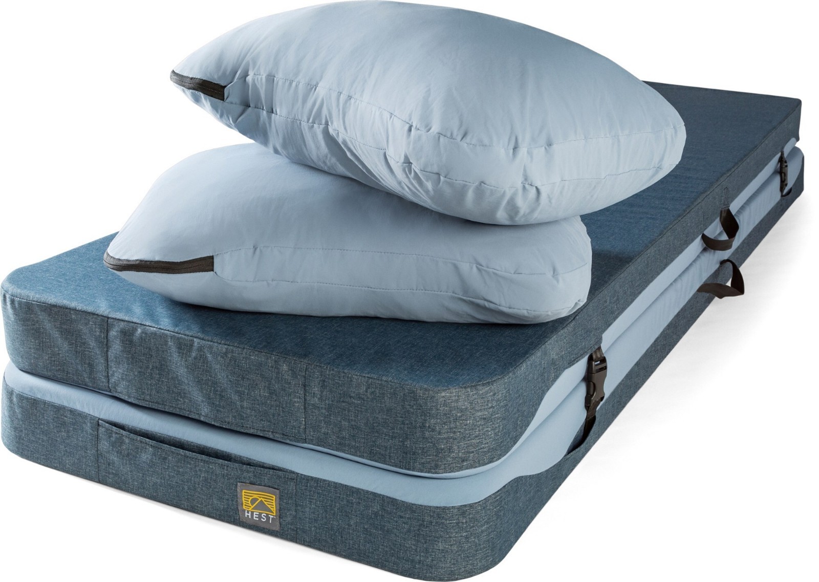 Hest Dually Mattress 3.9in Thick Blue Color New Hest Dually Mattress 3.9in Thick Blue Color New