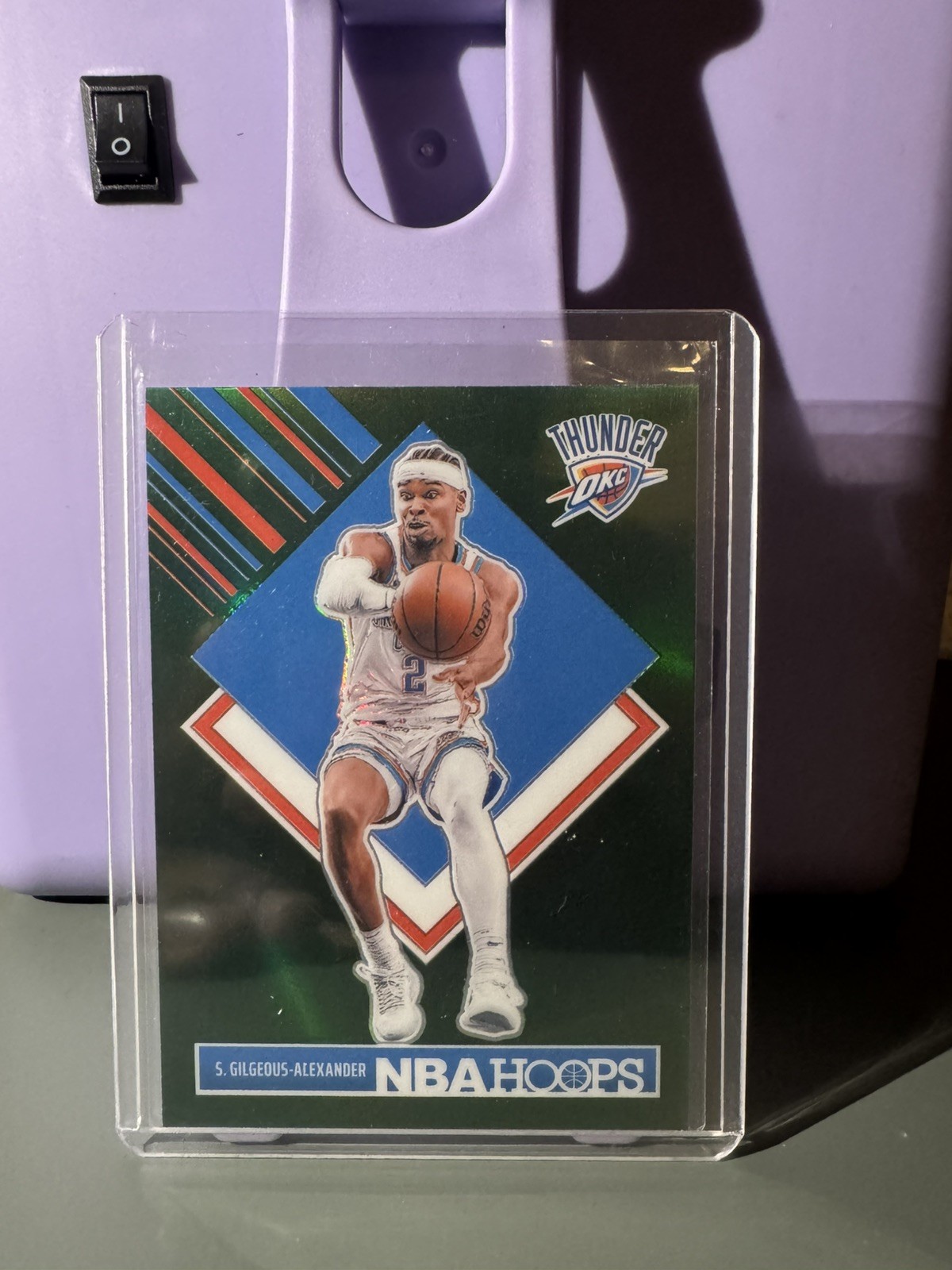 Shai Gilgeous-Alexander #283 2024-25 Hoops Premium Prizms Green Shai Gilgeous-Alexander #283 2024-25 Hoops Premium Prizms Green
