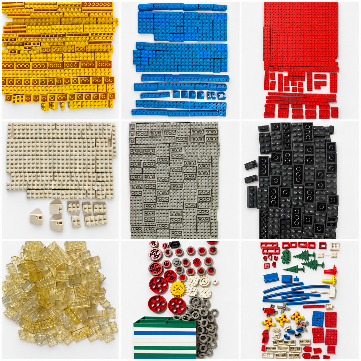 RARE Vintage Lot of Samsonsite LEGO\'s 1960s-1972  2,600+ Parts and Pieces +Lot