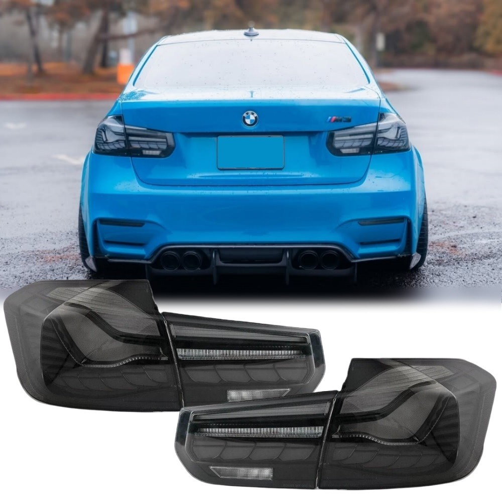 Upgrade Smoked For BMW 3 series Sedan F30 F35 M3 Sedan 2012-2018 LED Tail Lights