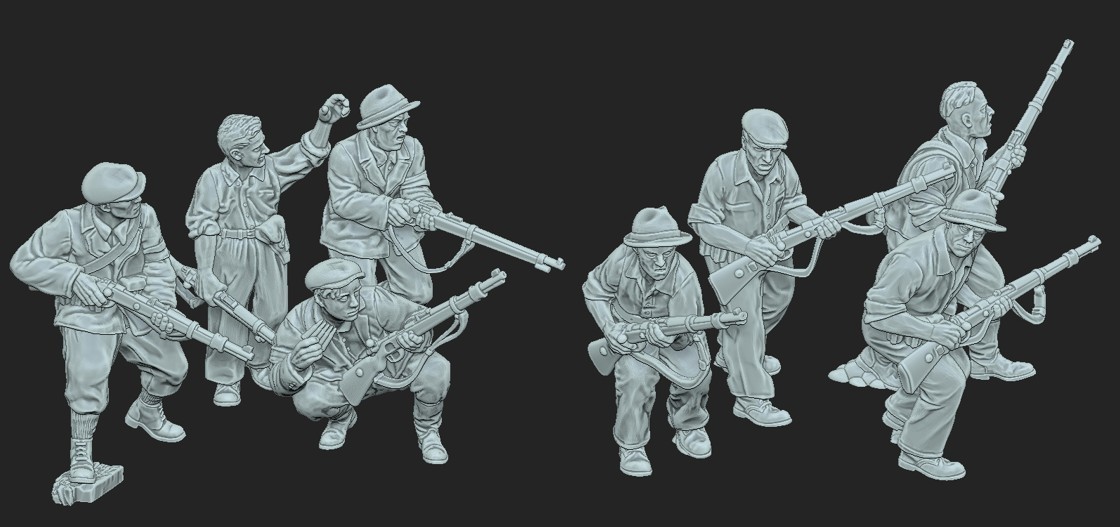 European Civilian Soldiers_Just Some Miniatures_1:72-1:35_WWII_for Bolt Action
