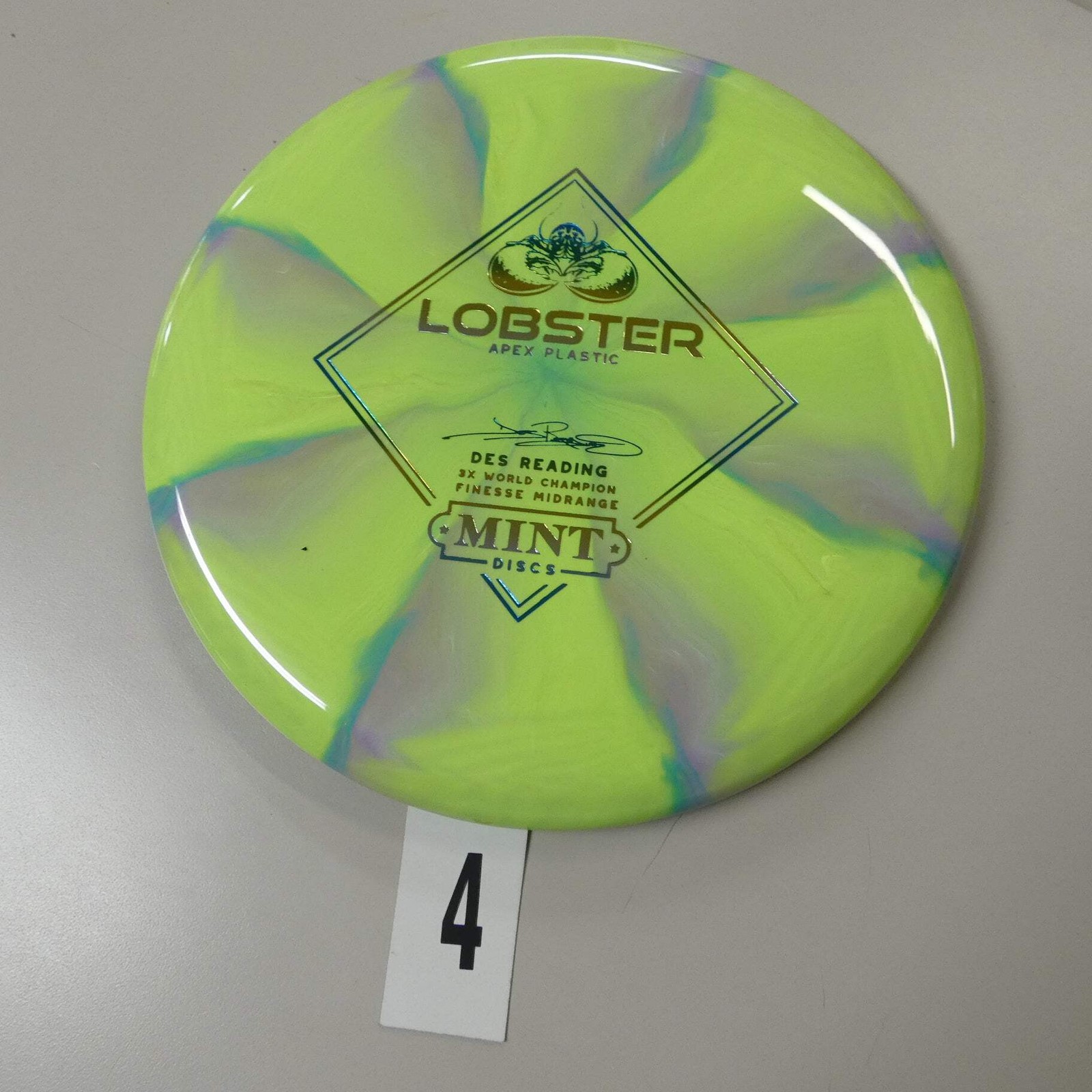 Mint Discs Des Reading Swirl Apex Lobster - Pick Your Disc