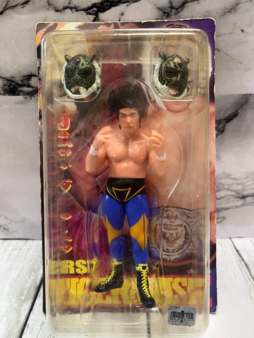 Chara Pro First Tiger Mask Blue Version Figure New Japan Pro Wrestling Japan Chara Pro First Tiger Mask Blue Version Figure New Japan Pro Wrestling Japan