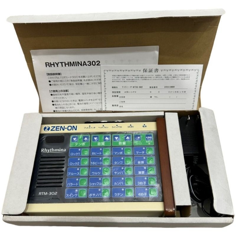 ZEN-ON Vintage Rhythm Machine RHYTHMINA RTM-302 ZEN-ON Vintage Rhythm Machine RHYTHMINA RTM-302