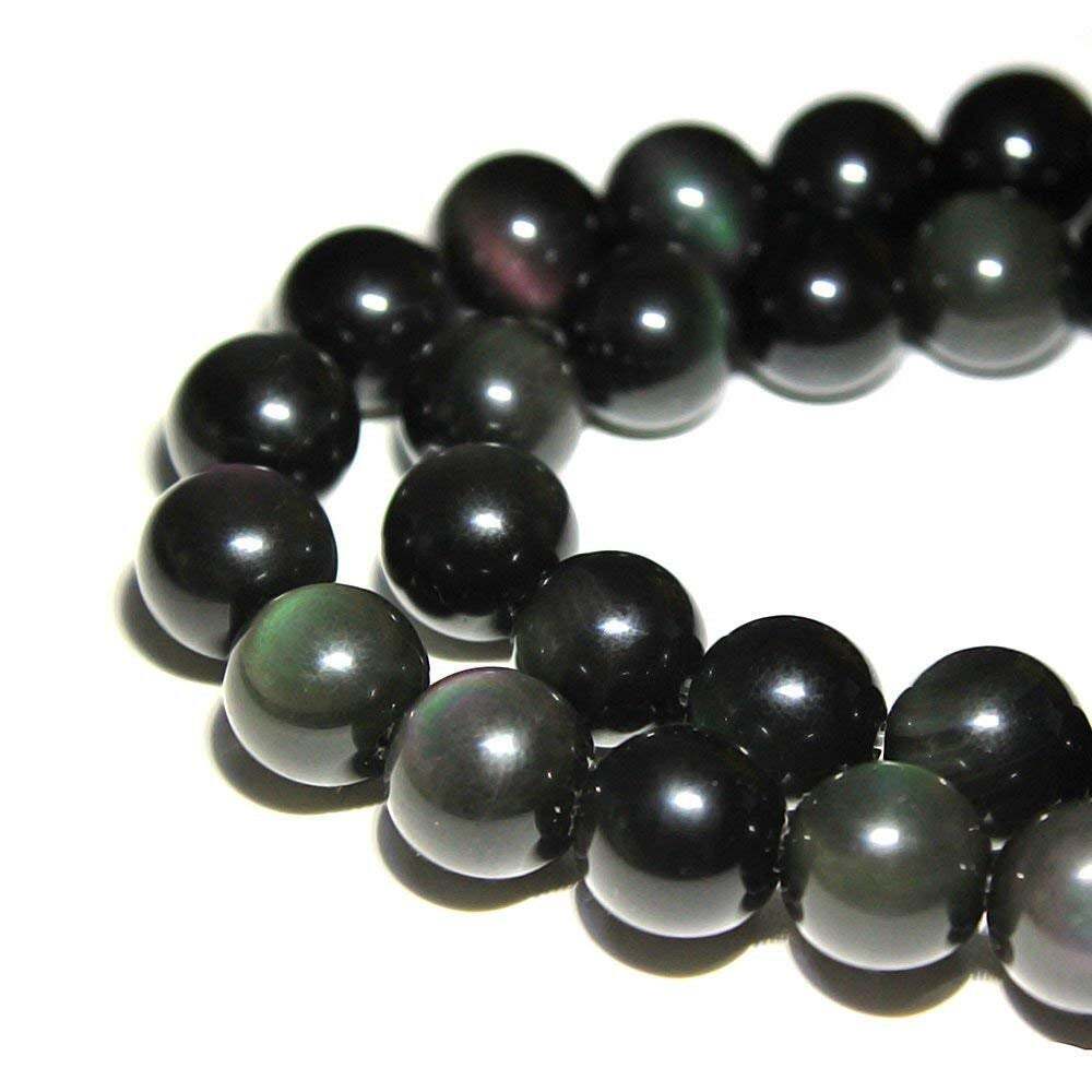 Rainbow Obsidian Smooth Round Beads 4mm 6mm 8mm 10mm 12mm 15.5