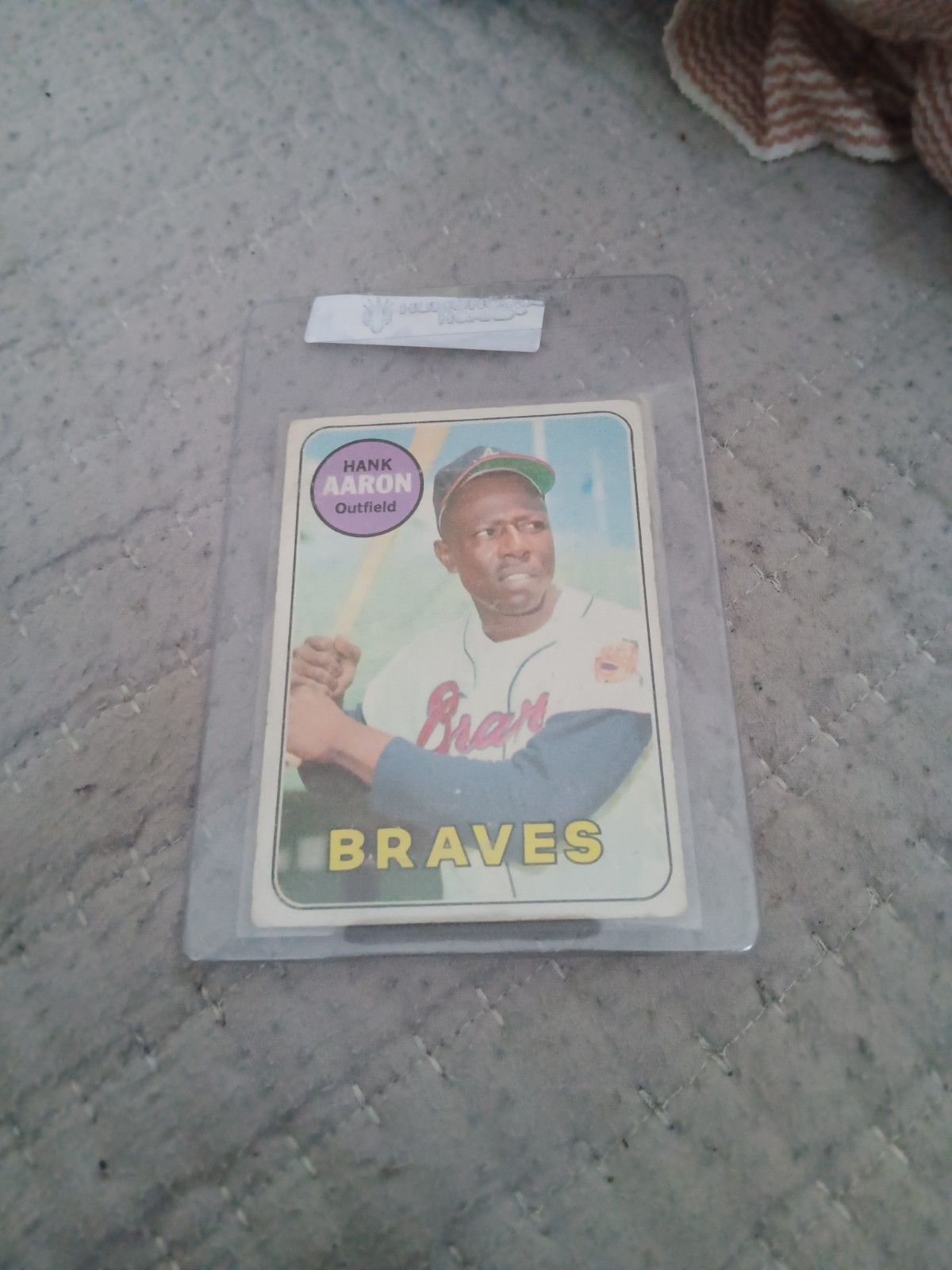 1969 Hank Aaron Topps #100 1969 Hank Aaron Topps #100
