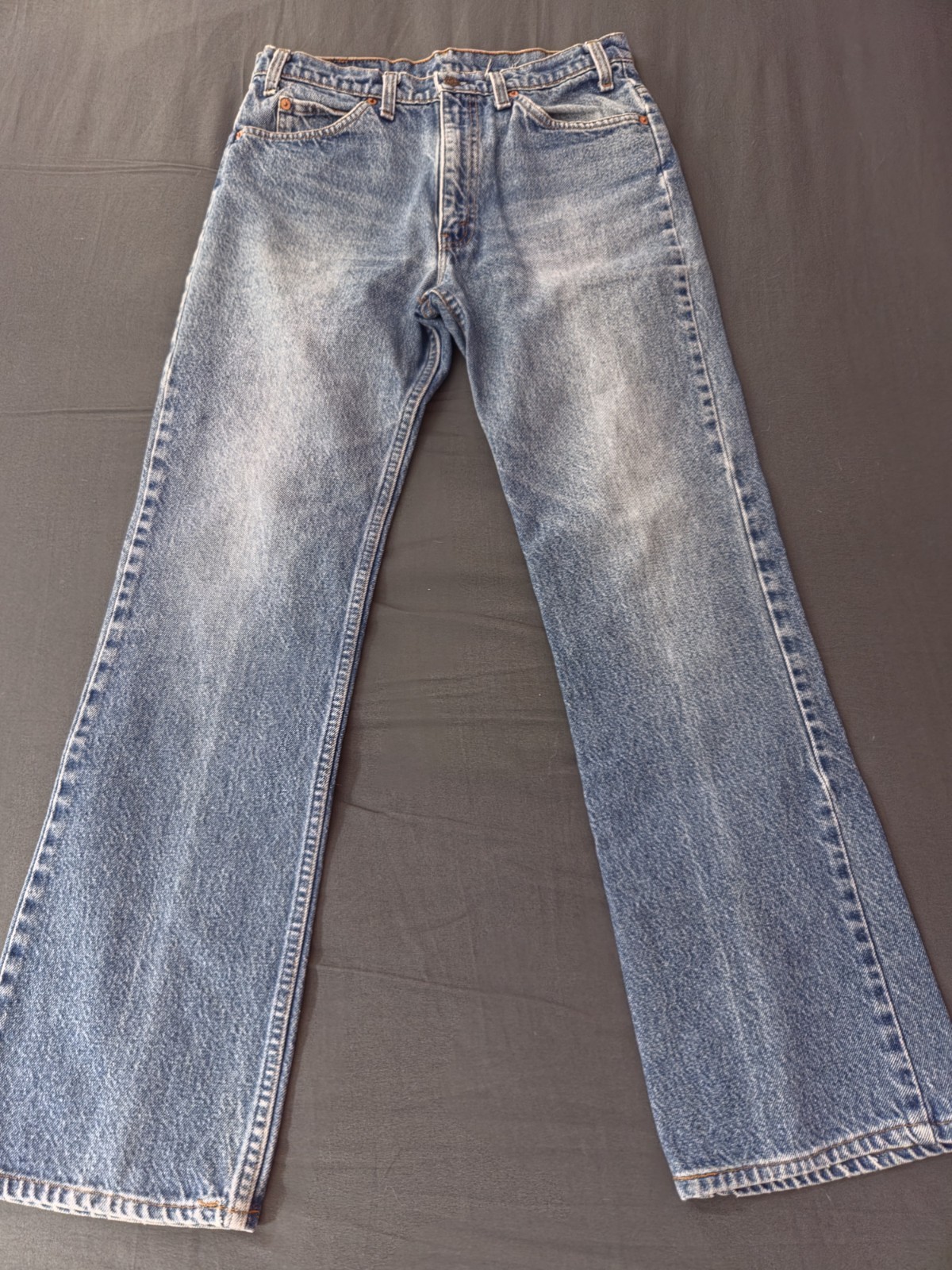 Vintage Levi’s 517 Orange Tab Jeans USA 31x30 Bootcut Medium Wash 33x34 Tag