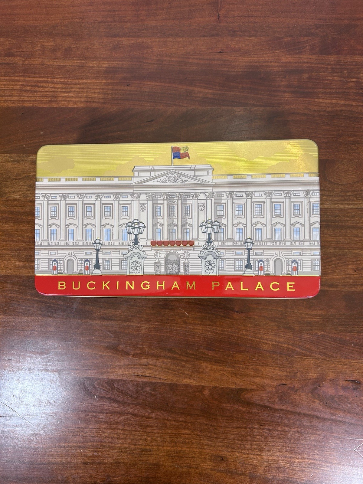 ROYAL COLLECTION TRUST Buckingham Palace Biscuit Tin Charles III, 2023 -TIN ONLY