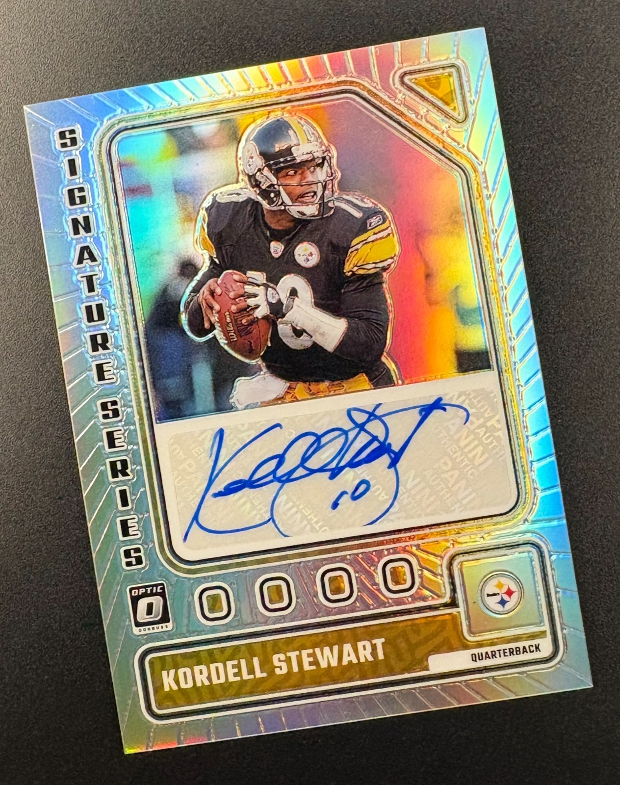 Kordell Stewart 2023 Panini Optic Signature Series Auto #SS-KS Steelers NFL Kordell Stewart 2023 Panini Optic Signature Series Auto #SS-KS Steelers NFL