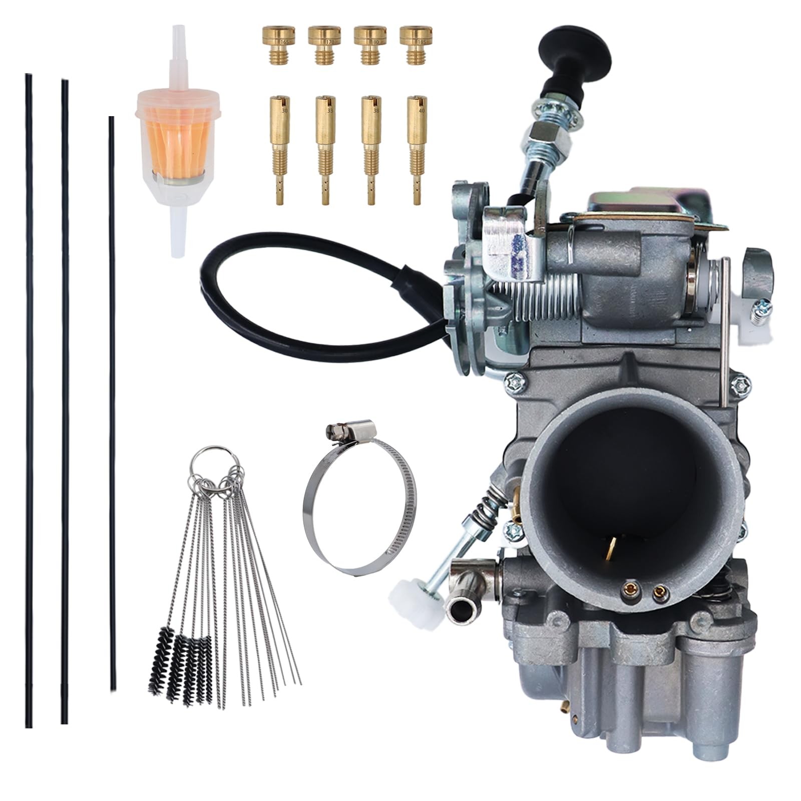 TM40-6 Carburetor For Mikuni TM40 40MM Flat Slide Carb 450cc 600cc