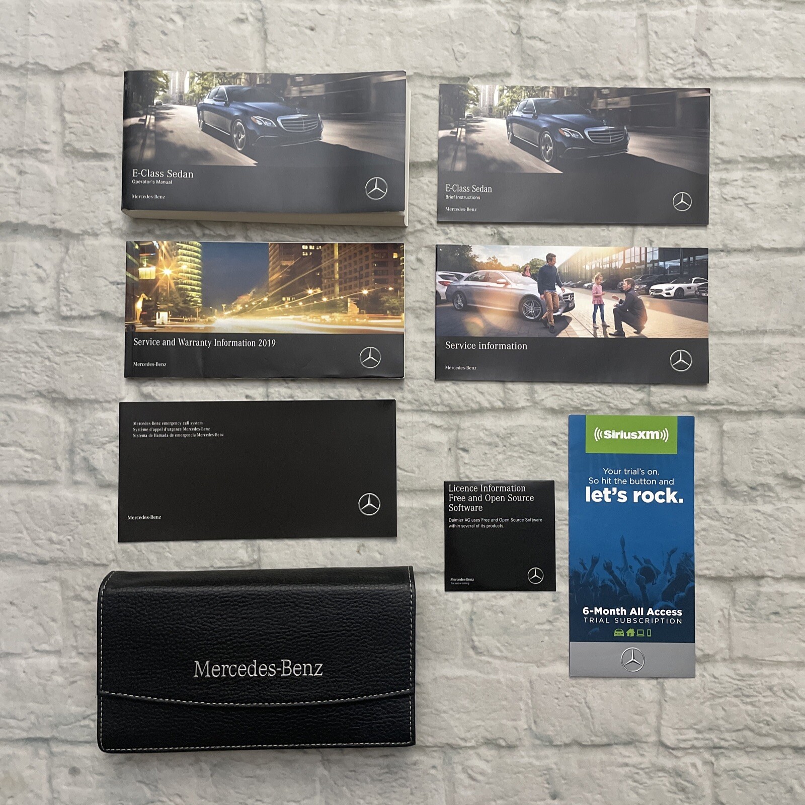 2019 Mercedes-Benz E-Class Sedan Owners Manual E450 E350 E300 4MATIC, 3.0L 2.0L
