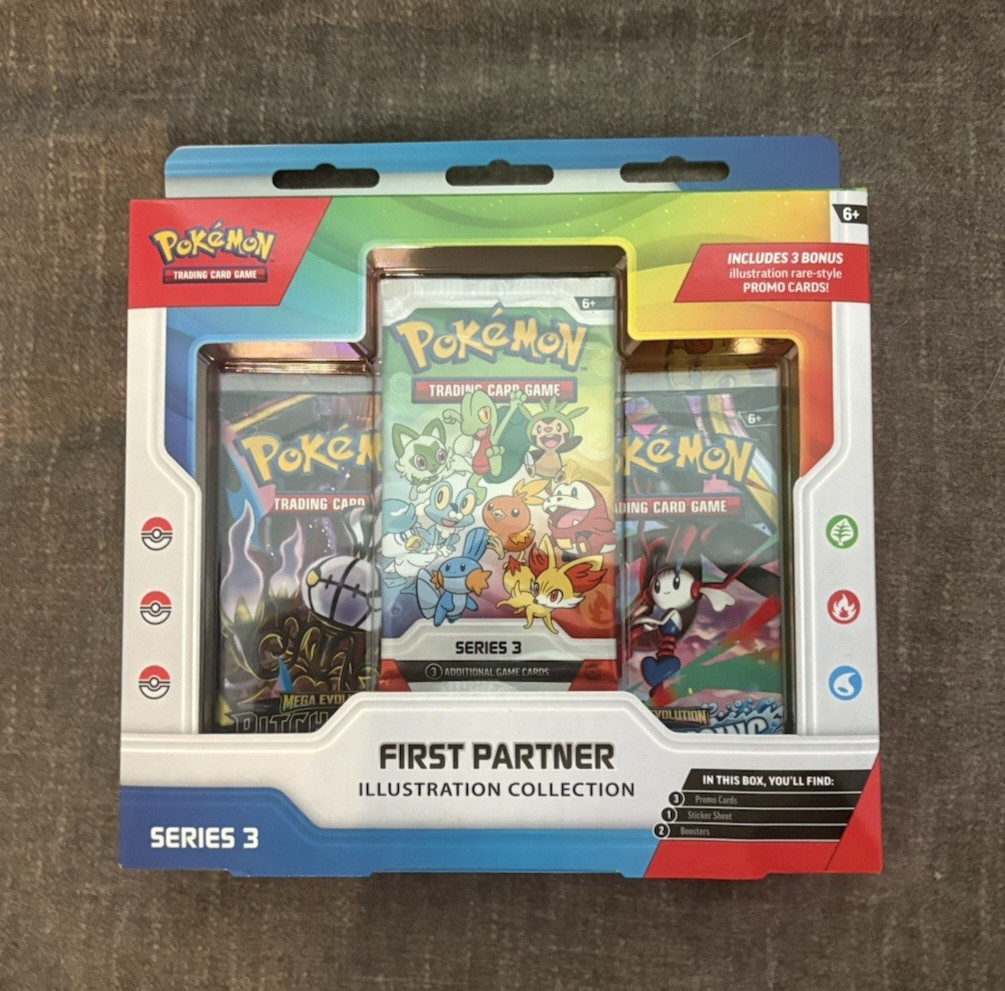 Pokemon TCG First Partner Illustration Collection 3 Chaos Rising Pitch Black NEW Pokemon TCG First Partner Illustration Collection 3 Chaos Rising Pitch Black NEW