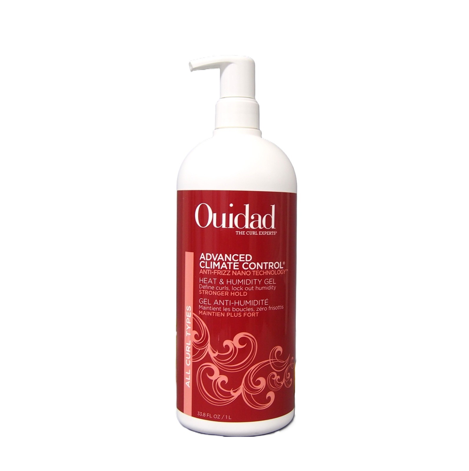 Stronger Hold Ouidad Advanced Climate Control Heat & Humidity Gel 33.8oz / 1L