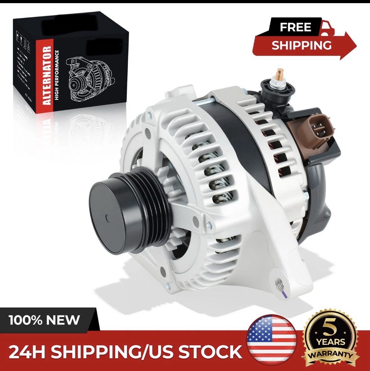 Alternator For Toyota Camry L4 2.5L 2010 2011 12V 11516 1042102650 104210-2650