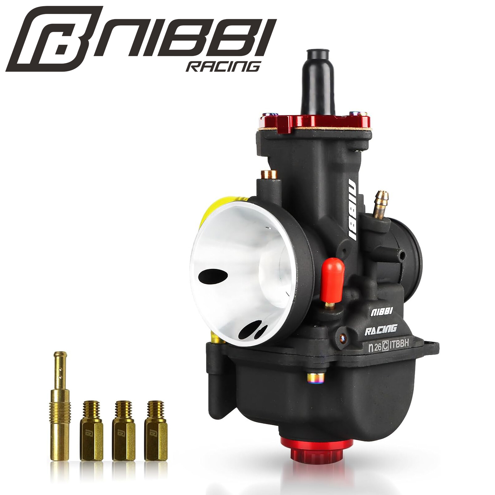 NIBBI PWK 26mm Jetted Race Carburetor For Yamaha TTR125E TTR125L TTR125LE TTR125