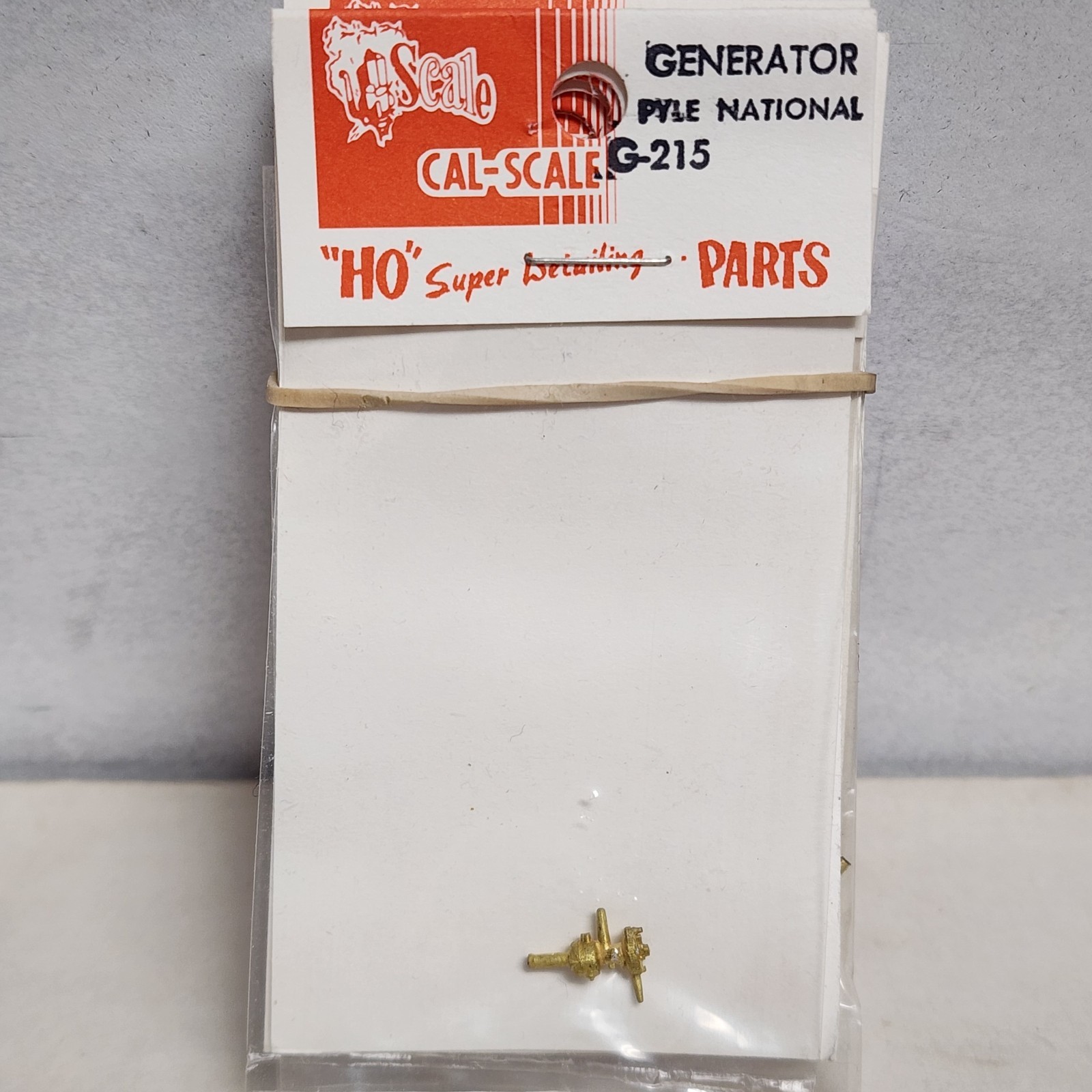 Cal Scale 190-215 Steam Locomotive Brass Pyle National Electric Generator HO Cal Scale 190-215 Steam Locomotive Brass Pyle National Electric Generator HO